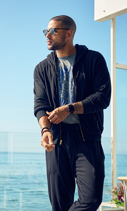 Man In Black Apparel