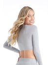 CASCADE CROP TOP - SMOKEY QUARTZ - Hadobody