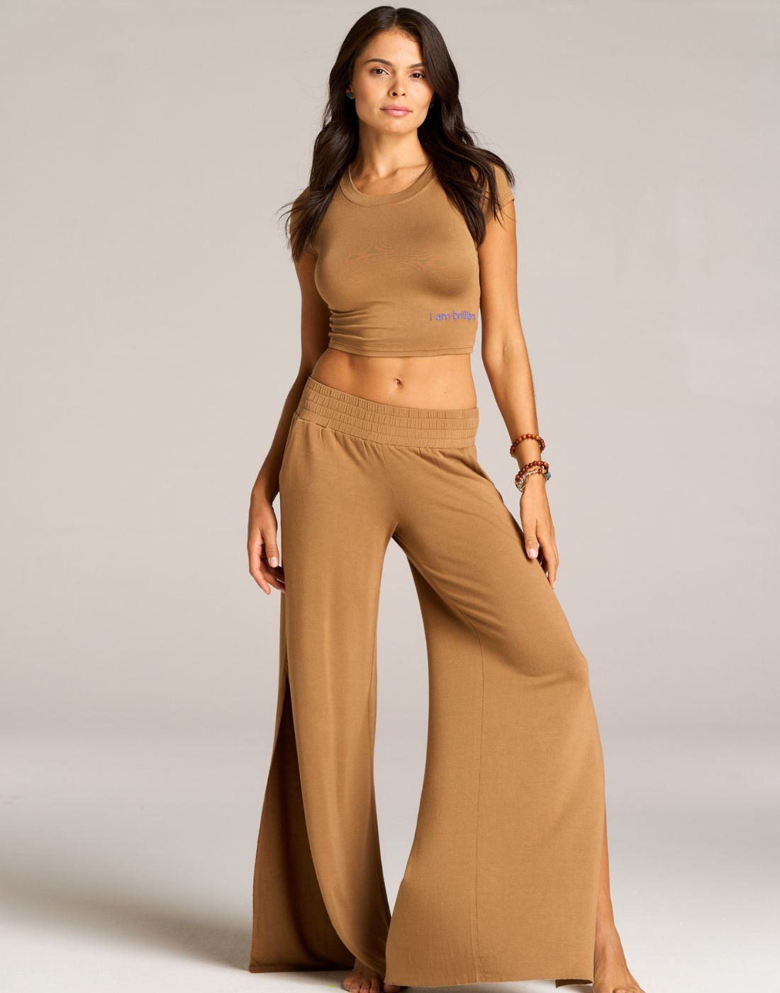 APHRODITE PANT - COGNAC DIAMOND