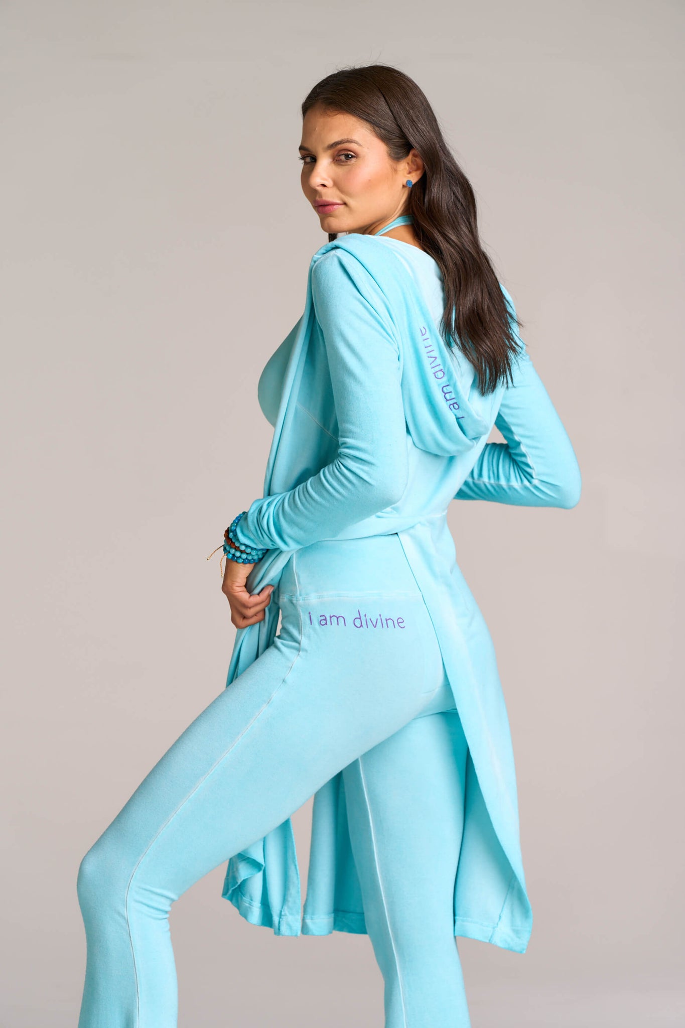 MYKONOS BELL BOTTOM - SEA BLUE - Hadobody