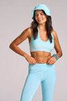 SANTORINI HALTER TOP - SEA BLUE - Hadobody