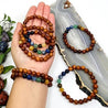 SANDALWOOD CHAKRA BEAD BRACELET - Hadobody