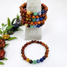 SANDALWOOD CHAKRA BEAD BRACELET - Hadobody