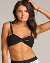 REVERSIBLE BARDO BRALETTE - BLACK TOURMALINE - Hadobody