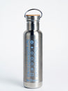 BRUSHED STAINLESS STEEL BEVERAGE BOTTLE - I AM HADOBODY - Hadobody