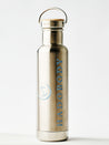 BRUSHED STAINLESS STEEL BEVERAGE BOTTLE - I AM HADOBODY - Hadobody